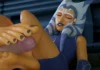 Les pieds d’Ahsoka Le footjob d'Ahsoka Hentai Star Wars français