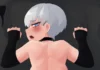 Avec 2B comme meuf, frère? 9S Hentai femboy (2)