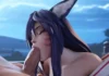 Ahri absorbe de l’essence d’humain Hentai Lol Ahri absorbe de l'essence d'humain