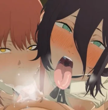 Makima et Reze traient Denji Hentai Makima et Reze traient Denji