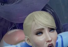 Elle peut gérer Thanos? Hentai Metroid Samus Aran x Thanos