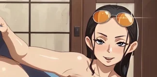 Il fait froid ici Nico Robin x Nami Hentai One Piece