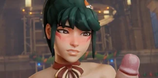 L’anal de Noël Kiriko Hentai Overwatch