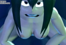 Grenouille en chaleur sur NatGEO Tsuyu Asui Hentai My Hero Academia