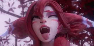 Cuisses de volaille League of Legends Hentai Xayah