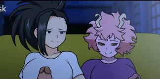 Qui a la plus grosse? Momo Yaoyorozu Hentai Mina Ashido