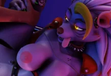 Roxy en rut Fnaf Hentai Roxy en rut