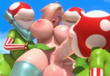 Plantes VS Futanari Harmonie Hentai Rosalina
