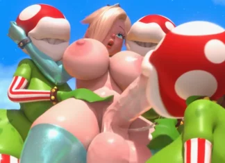 Plantes VS Futanari Harmonie Hentai Rosalina