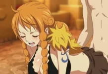 Il était temps, Sanji! Nami Hentai avec Sanji