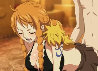Il était temps, Sanji! Nami Hentai avec Sanji