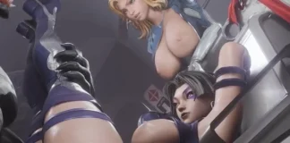 Pas assez pour elle Psylocke x Venom Hentai