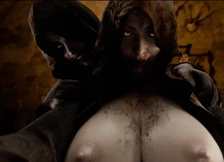 Après la douleur, le plaisir Resident Evil Hentai avec les filles Dimitrescu