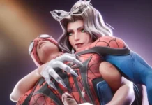 Spiderman? lol, c’est mon soumis Black Cat Femdom Hentai