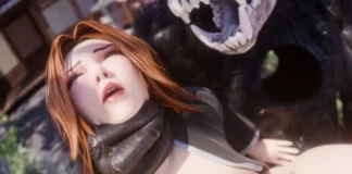 Rangiku contre un hollow random Hentai Rangiku vs Hollow par Rekin3D