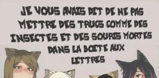 Je vous avais dit de ne plus mettre d’insectes et de souris mortes dans la boîte aux lettres!! (de Shimimaru Seisakusho) Hentai Yuubinuke ni Nezumi dano Mushi dano Shigai Ireru no Yamerottsutten daro