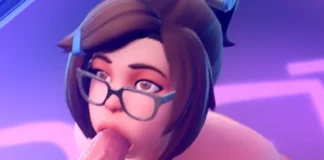 Rencard aux arcades Mei Overwatch Hentai par Yume4D
