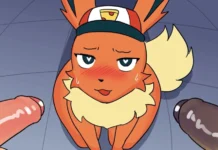 Il partait juste livrer une pizza Puroli x Voltali x Phyllali femboy hentai par Akibun