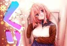Les toilettes sont encore cassées | Kurimaro (de Hogerarara) Hentai Kurimaro (Seitokai ni mo Ana wa Aru) par Hogeramu
