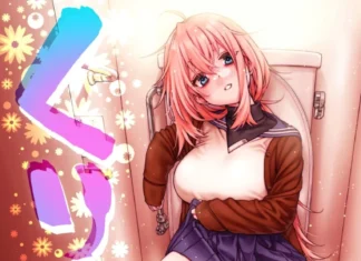Les toilettes sont encore cassées | Kurimaro (de Hogerarara) Hentai Kurimaro (Seitokai ni mo Ana wa Aru) par Hogeramu